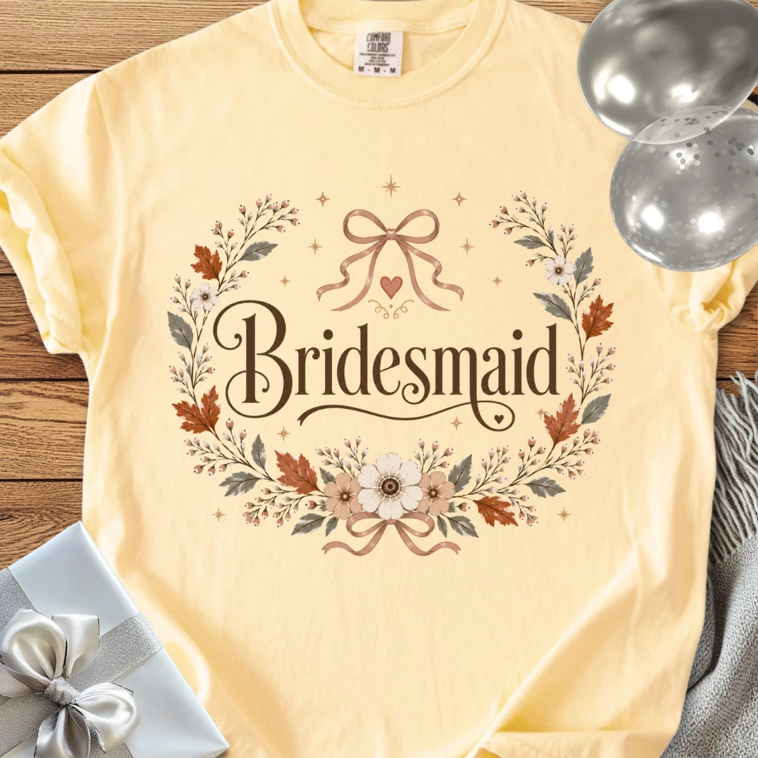 Bridesmaid - Premium Wedding T-Shirt
