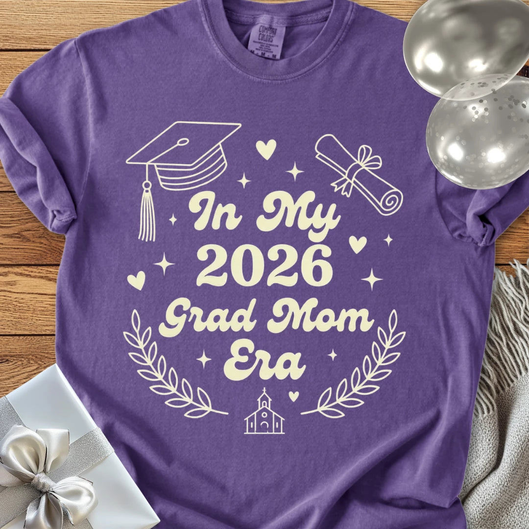 In My 2026 Grad Mom Era - Premium T-Shirt