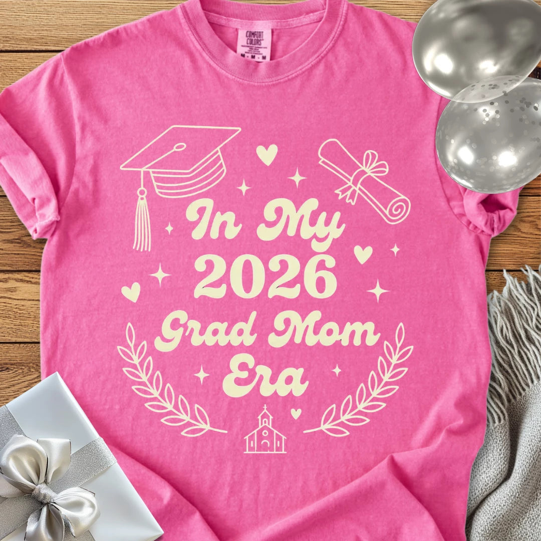 In My 2026 Grad Mom Era - Premium T-Shirt