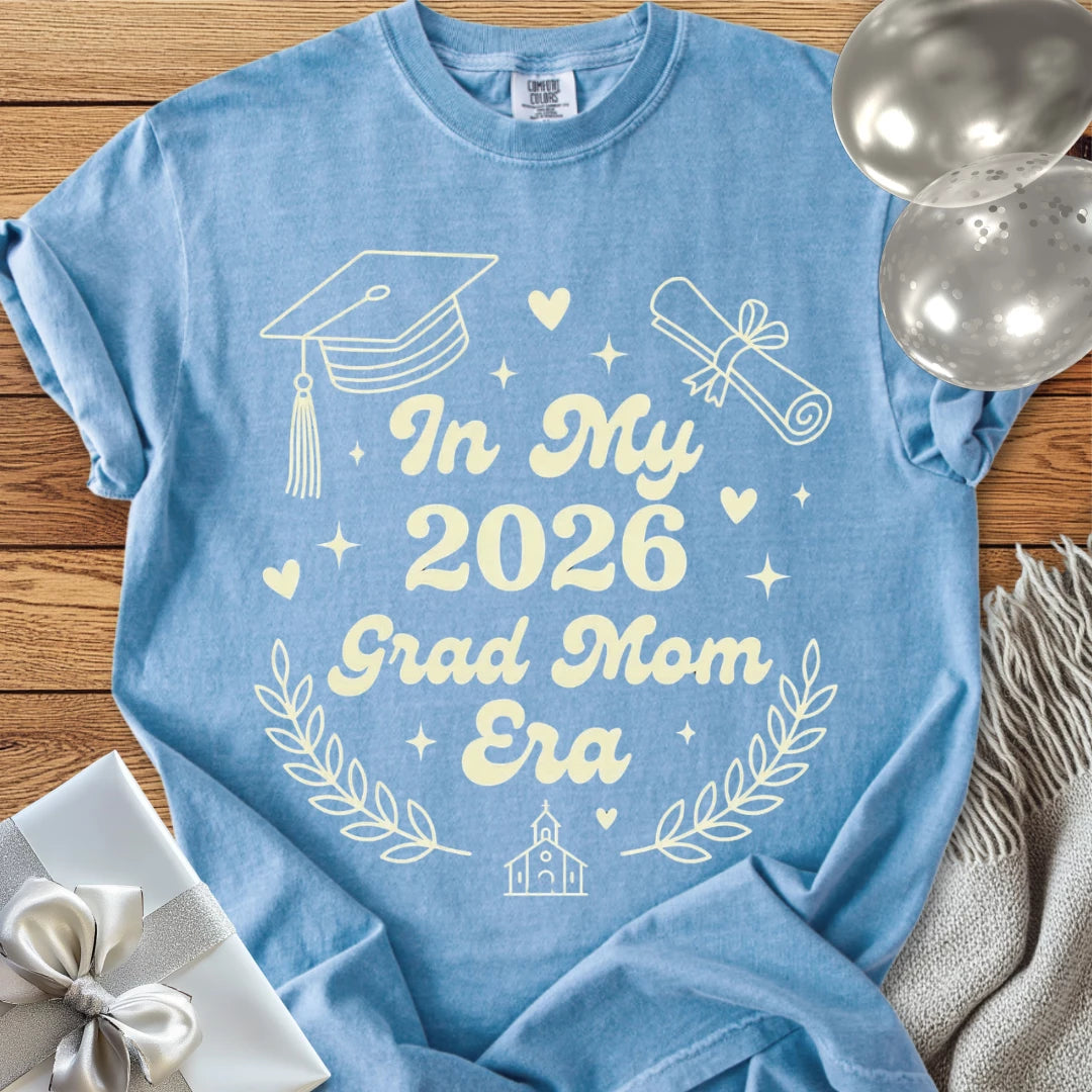 In My 2026 Grad Mom Era - Premium T-Shirt