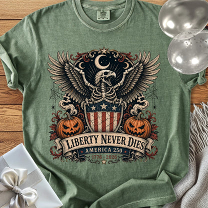 Liberty Never Dies - Premium America 250 Halloween T-Shirt