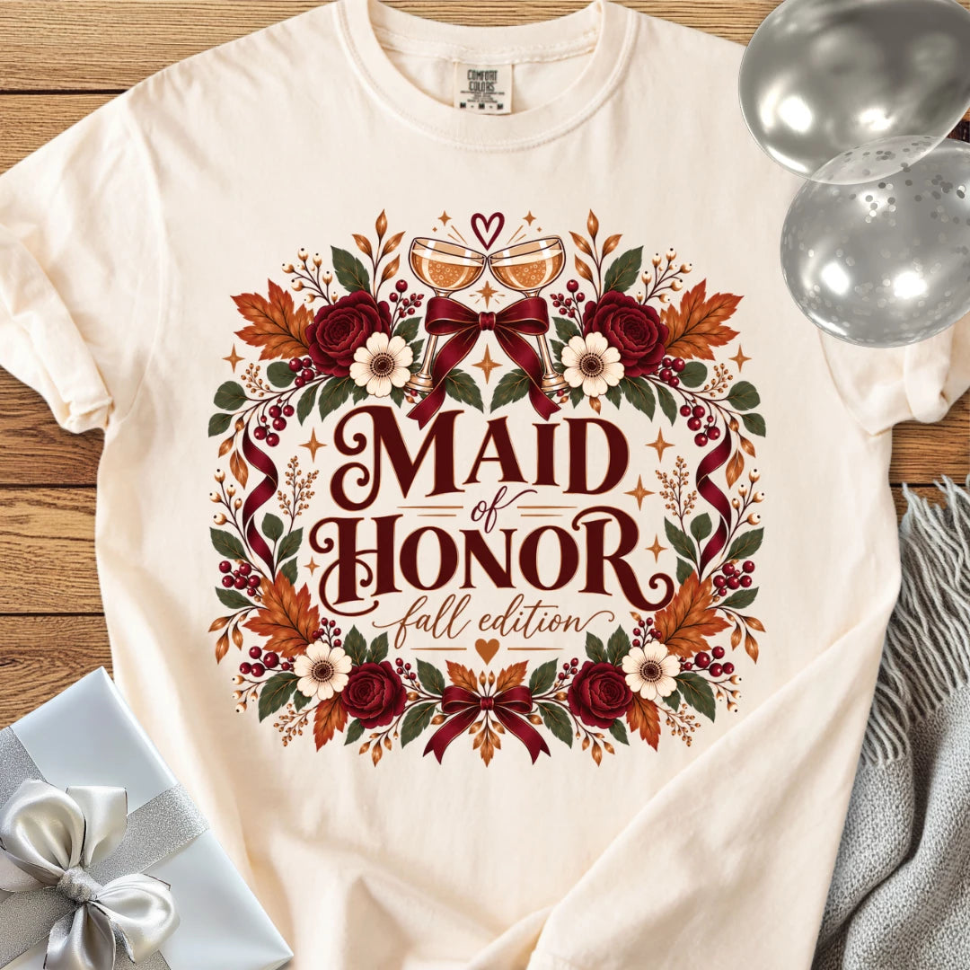 Maid of Honor - Premium Wedding T-Shirt
