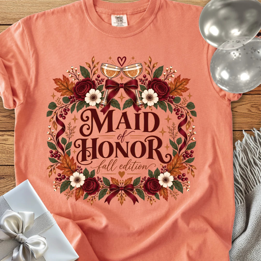 Maid of Honor - Premium Wedding T-Shirt