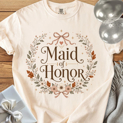 Maid of Honor - Premium Wedding T-Shirt