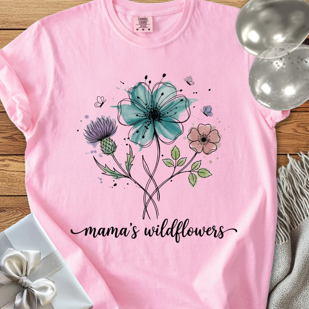 Mama's Wildflowers - Premium T-Shirt