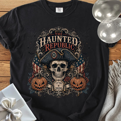 Haunted Republic - Premium America 250 Halloween T-Shirt