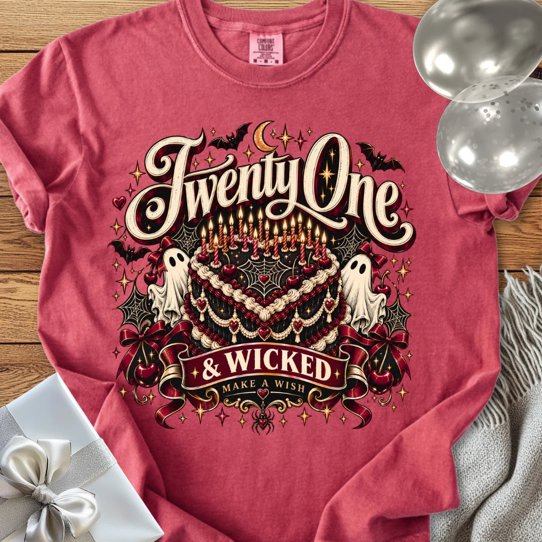 Twenty One & Wicked - Premium Halloween T-Shirt