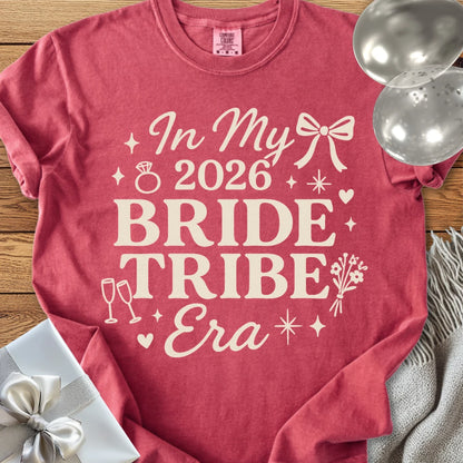 In My 2026 Bride Tribe Era - Premium  Wedding T-Shirt