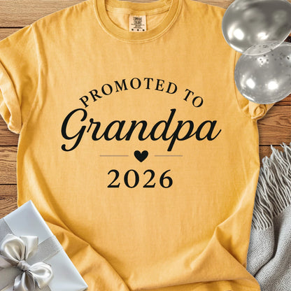 Promoted to Grandpa 2026 - Premium New Baby T-Shirt