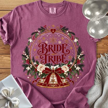 Bride Tribe - Premium Snowglobe Wedding T-Shirt - Berry