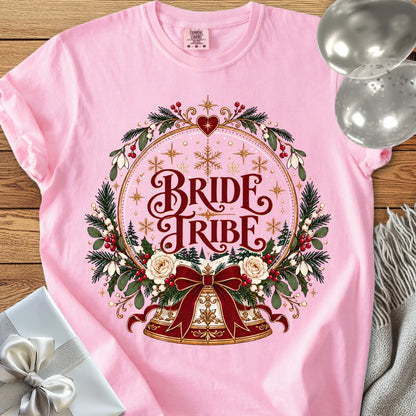 Bride Tribe - Premium Snowglobe Wedding T-Shirt - Blossom