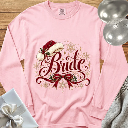 Bride - Premium Christmas Long Sleeve T-Shirt - Blossom