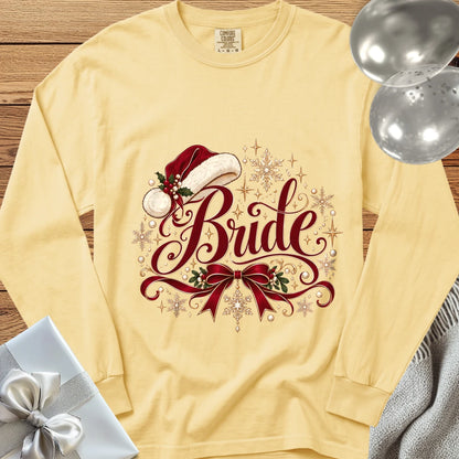 Bride - Premium Christmas Long Sleeve T-Shirt - Butter