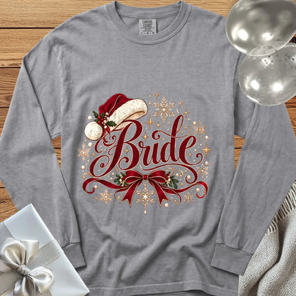Bride - Premium Christmas Long Sleeve T-Shirt - Grey