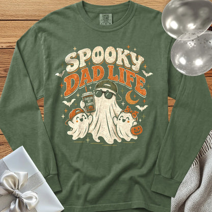 Spooky Dad Life - Premium Halloween Parenting Long Sleeve T-Shirt - Hemp