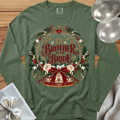Brother of the Bride - Premium Snowglobe Wedding Long Sleeve T-Shirt - Hemp