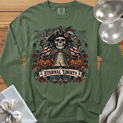 Eternal Liberty - Premium America 250 Halloween Long Sleeve T-Shirt - Hemp