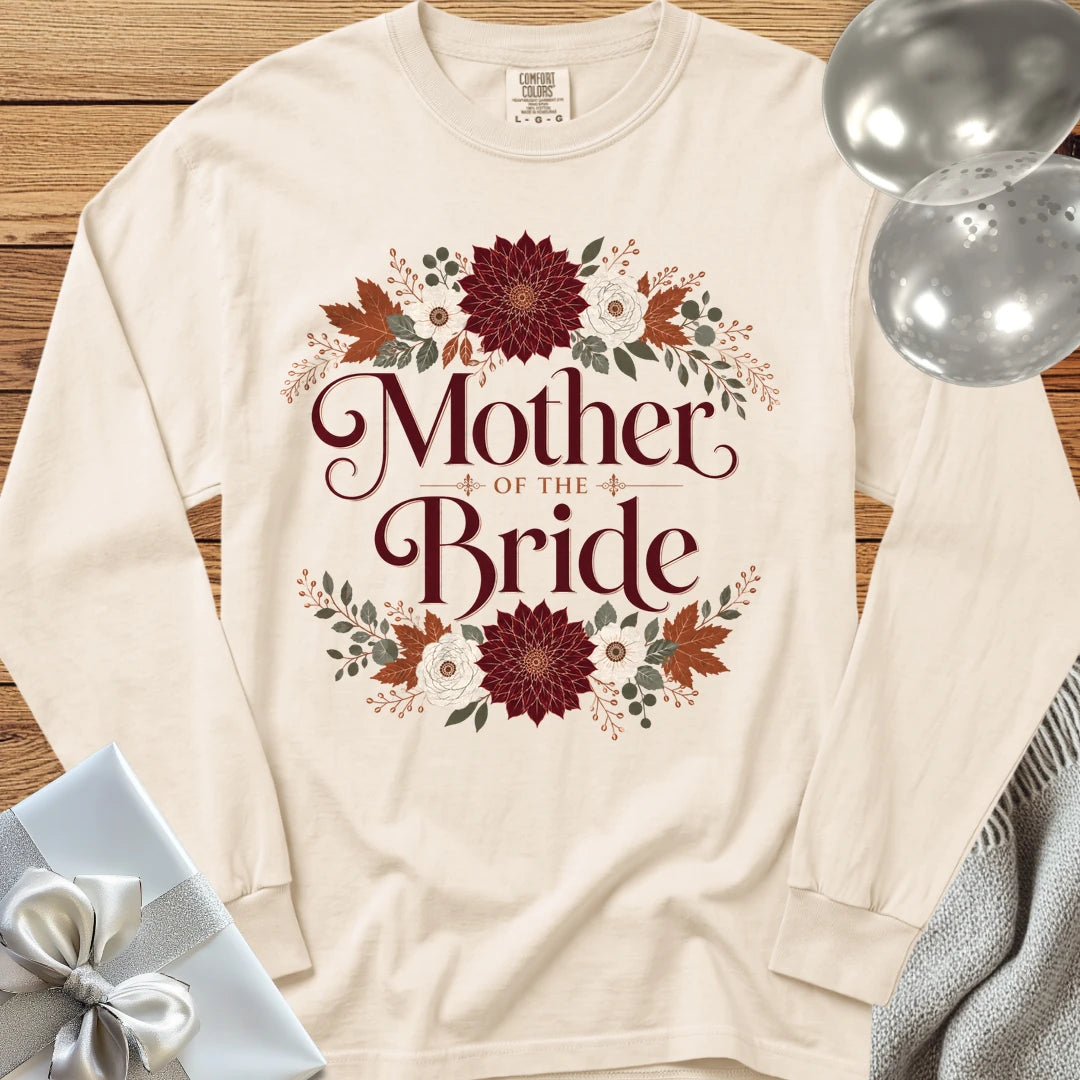 Mother of the Bride - Premium Wedding Long Sleeve T-Shirt - Ivory