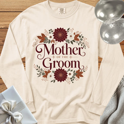 Mother of the Groom - Premium Wedding Long Sleeve T-Shirt - Ivory