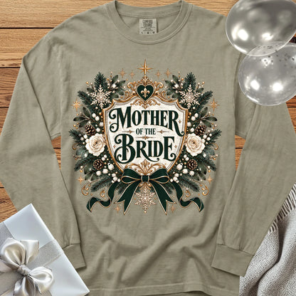 Mother of the Bride - Premium Winter Heirloom Wedding Long Sleeve T-Shirt - Sandstone