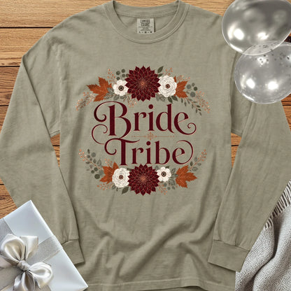 Bride Tribe - Premium Wedding Long Sleeve T-Shirt - Sandstone