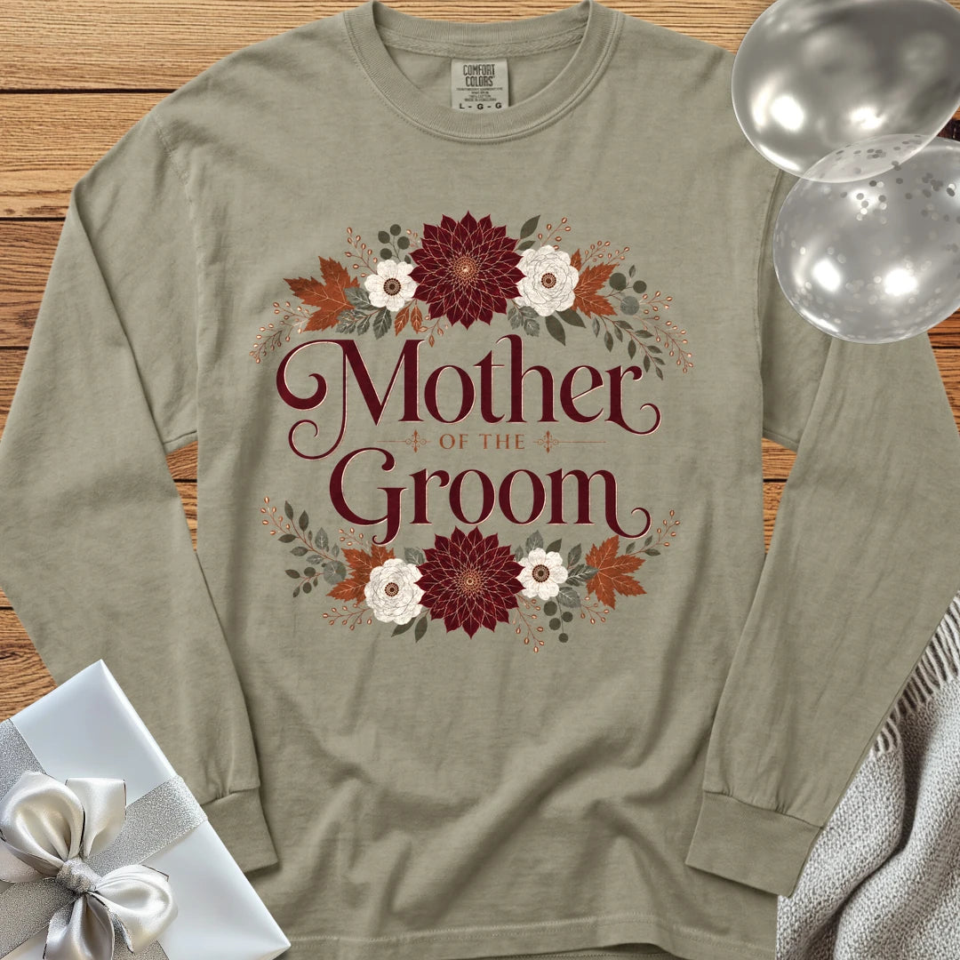 Mother of the Groom - Premium Wedding Long Sleeve T-Shirt - Sandstone