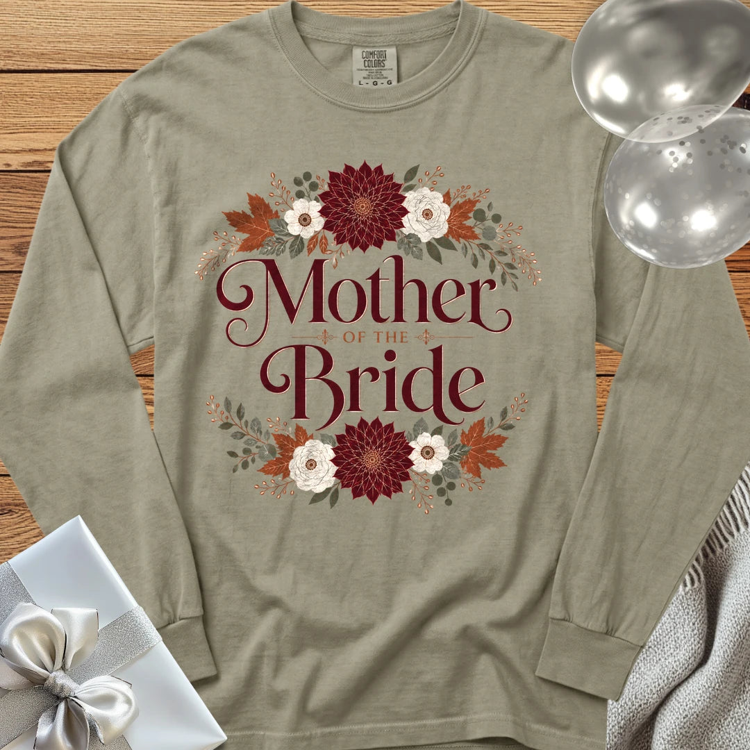 Mother of the Bride - Premium Wedding Long Sleeve T-Shirt - Sandstone
