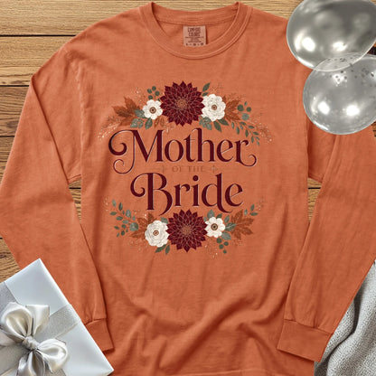 Mother of the Bride - Premium Wedding Long Sleeve T-Shirt - Yam