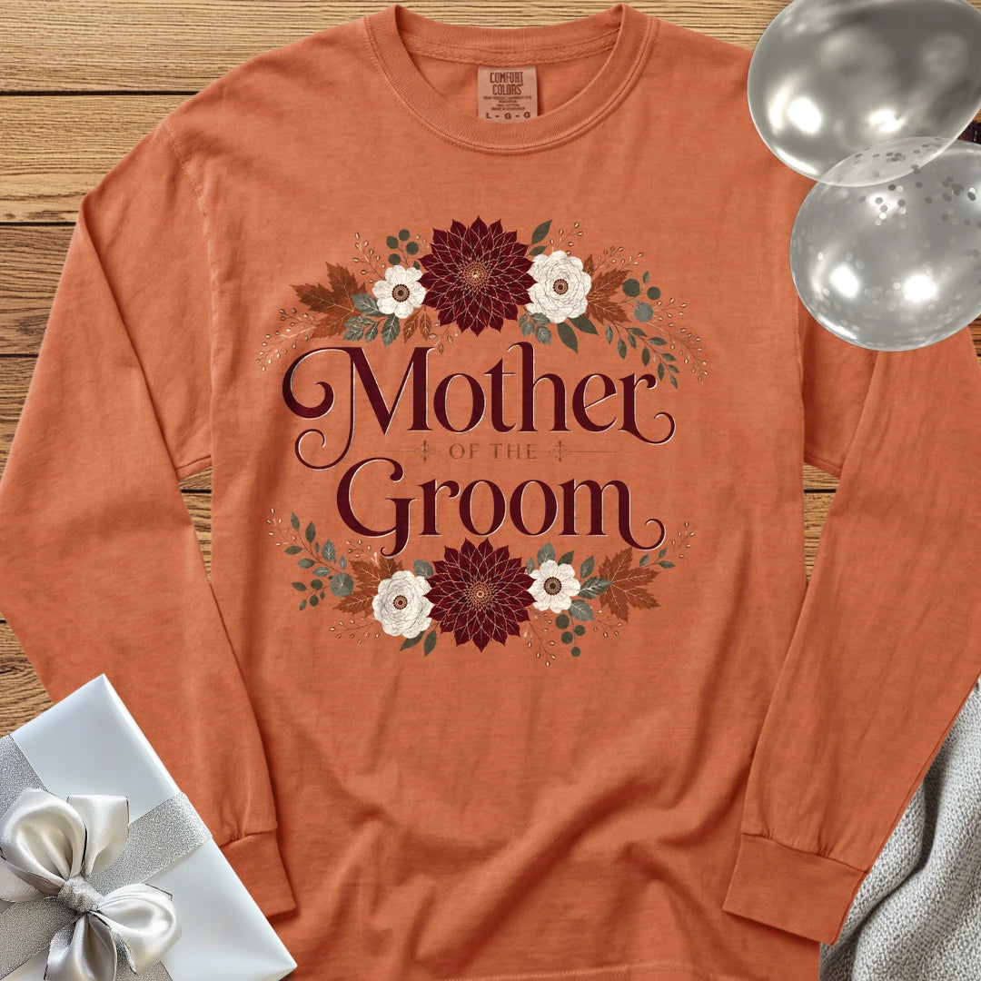 Mother of the Groom - Premium Wedding Long Sleeve T-Shirt - Yam